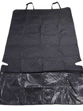 Universal Quilted Black Pet Car Seat Cover